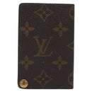 LOUIS VUITTON Monogram Porto Cartes Credit Pression Card Case M60937 Auth th6156-2