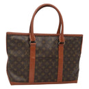 LOUIS VUITTON Monogram Sac Weekend PM Hand Bag M42425 LV Auth th6157-1