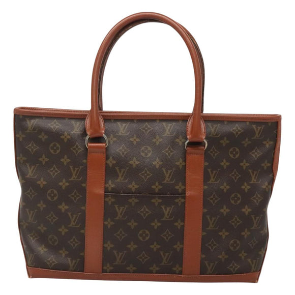 LOUIS VUITTON Monogram Sac Weekend PM Hand Bag M42425 LV Auth th6157