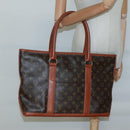 LOUIS VUITTON Monogram Sac Weekend PM Hand Bag M42425 LV Auth th6157-21