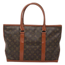 LOUIS VUITTON Monogram Sac Weekend PM Hand Bag M42425 LV Auth th6157-2