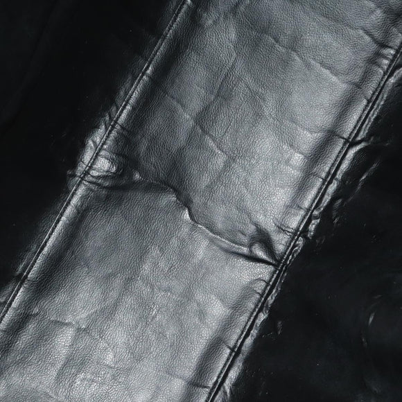 FENDI Pecan Canvas Boston Bag PVC 2way Black Brown Auth th6160