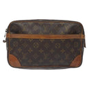LOUIS VUITTON Monogram Compiegne 28 Clutch Bag M51845 LV Auth th6166-13