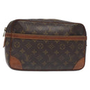 LOUIS VUITTON Monogram Compiegne 28 Clutch Bag M51845 LV Auth th6171-1