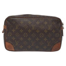 LOUIS VUITTON Monogram Compiegne 28 Clutch Bag M51845 LV Auth th6171-2
