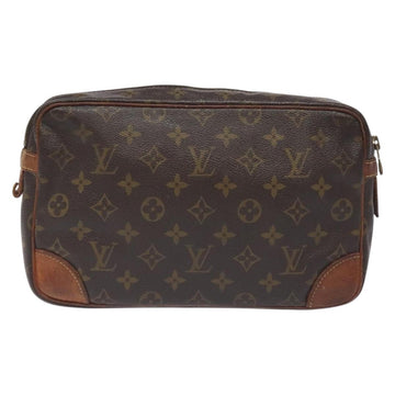 LOUIS VUITTON Monogram Compiegne 28 Clutch Bag M51845 LV Auth th6171 - 0