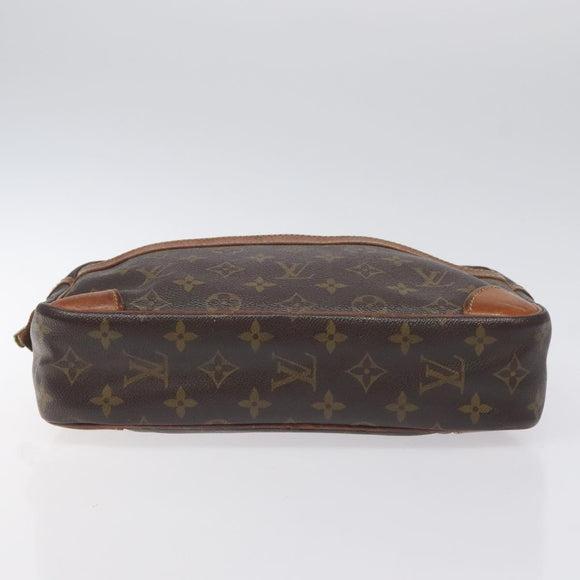 LOUIS VUITTON Monogram Compiegne 28 Clutch Bag M51845 LV Auth th6171
