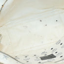 MCM Logogram Vicetos Tote Bag PVC Leather White Auth th6172-16