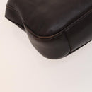 GUCCI Bamboo Hand Bag Leather 2way Brown Gold 001 2123 1577 Auth th6173-14