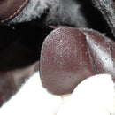 GUCCI Bamboo Hand Bag Leather 2way Brown Gold 001 2123 1577 Auth th6173-12