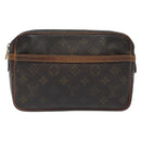 LOUIS VUITTON Monogram Compiegne 23 Clutch Bag M51847 LV Auth th6179-13