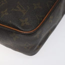 LOUIS VUITTON Monogram Compiegne 23 Clutch Bag M51847 LV Auth th6179-14