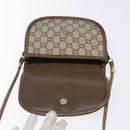 GUCCI GG Plus Supreme Shoulder Bag PVC Beige Gold Auth th6187-10