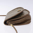 GUCCI GG Plus Supreme Shoulder Bag PVC Beige Gold Auth th6187-4