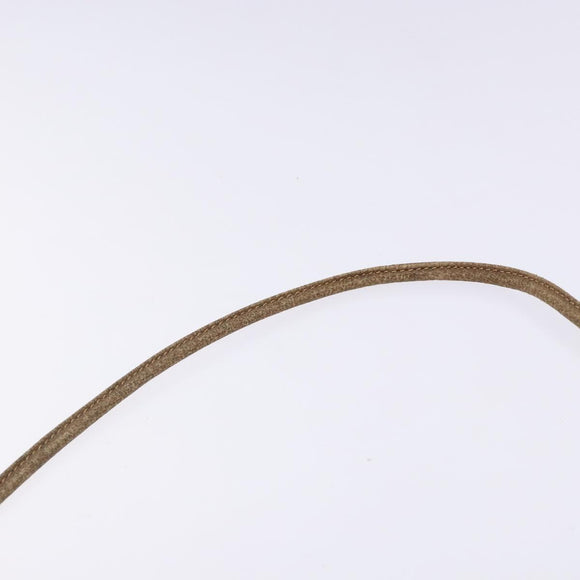 GUCCI GG Plus Supreme Shoulder Bag PVC Beige Gold Auth th6187