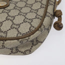 GUCCI GG Plus Supreme Shoulder Bag PVC Beige Auth th6188-9