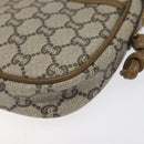 GUCCI GG Plus Supreme Shoulder Bag PVC Beige Auth th6188-15