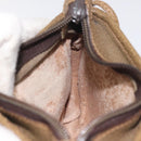 GUCCI GG Plus Supreme Shoulder Bag PVC Beige Auth th6188-18