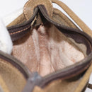 GUCCI GG Plus Supreme Shoulder Bag PVC Beige Auth th6188-19