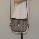 GUCCI GG Plus Supreme Shoulder Bag PVC Beige Auth th6188-20