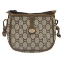 GUCCI GG Plus Supreme Shoulder Bag PVC Beige Auth th6188-13