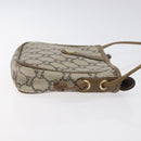 GUCCI GG Plus Supreme Shoulder Bag PVC Beige Auth th6188-3