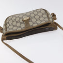 GUCCI GG Plus Supreme Shoulder Bag PVC Beige Auth th6188-6