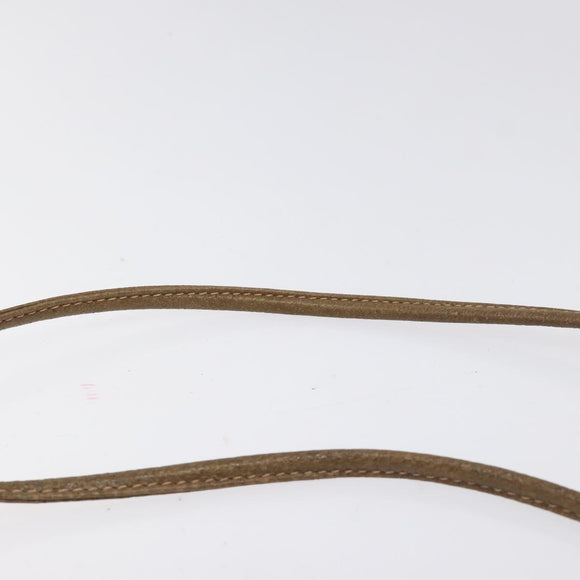 GUCCI GG Plus Supreme Shoulder Bag PVC Beige Auth th6188