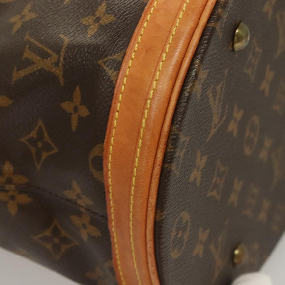 LOUIS VUITTON Monogram Bucket GM Shoulder Bag M42236 LV Auth th6192