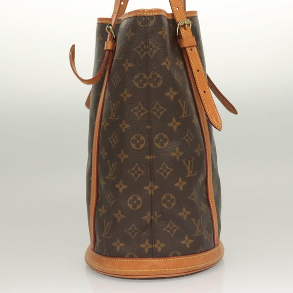 LOUIS VUITTON Monogram Bucket GM Shoulder Bag M42236 LV Auth th6192