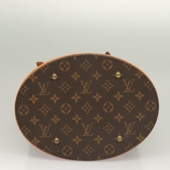 LOUIS VUITTON Monogram Bucket GM Shoulder Bag M42236 LV Auth th6192