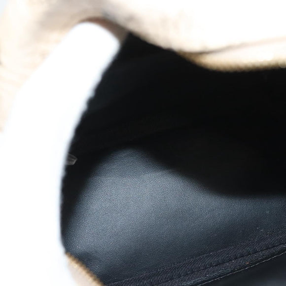 MCM Vicetos Logogram Backpack PVC Leather Beige Auth th6195