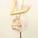 MCM Vicetos Logogram Backpack PVC Leather Beige Auth th6195-22