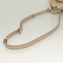 MCM Vicetos Logogram Backpack PVC Leather Beige Auth th6195-7