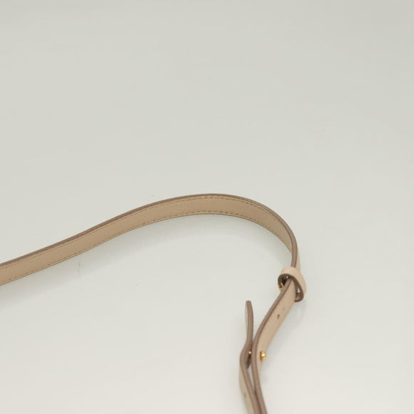 MCM Vicetos Logogram Backpack PVC Leather Beige Auth th6195