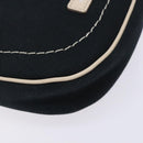 BURBERRY Shoulder Bag Canvas Navy Silver Auth th6201-14