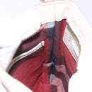 BURBERRY Shoulder Bag Canvas Navy Silver Auth th6201-19