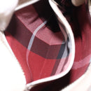 BURBERRY Shoulder Bag Canvas Navy Silver Auth th6201-20