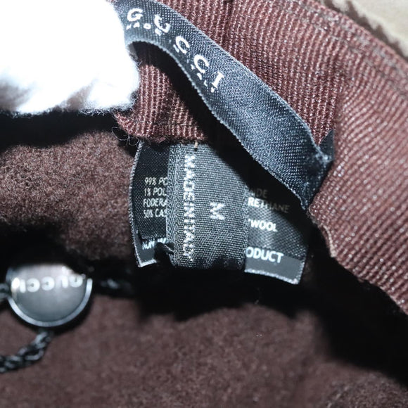 GUCCI Hat Nylon M Khaki Auth th6202