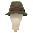 GUCCI Hat Nylon M Khaki Auth th6202-13