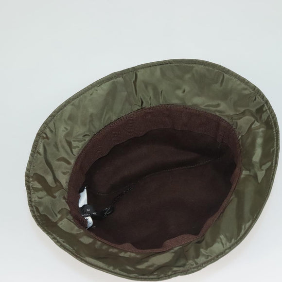 GUCCI Hat Nylon M Khaki Auth th6202
