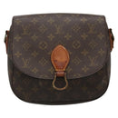 LOUIS VUITTON Monogram Saint Cloud GM Shoulder Bag M51242 LV Auth th6205-13