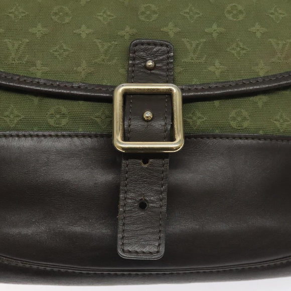 LOUIS VUITTON Monogram Mini Belanger Shoulder Bag TST Khaki M92673 Auth th6206