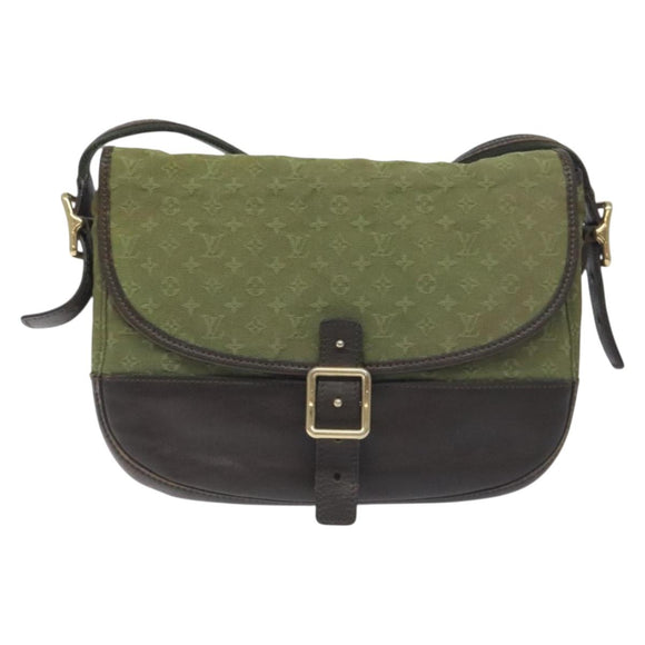 LOUIS VUITTON Monogram Mini Belanger Shoulder Bag TST Khaki M92673 Auth th6206