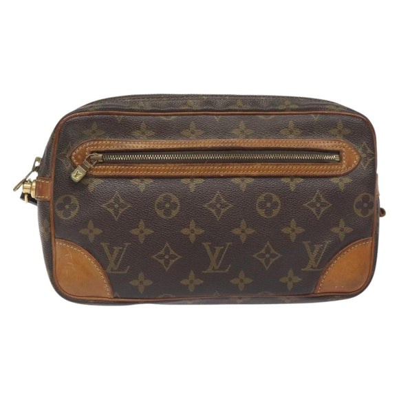 LOUIS VUITTON Monogram Marly Dragonne GM Clutch Bag M51825 LV Auth th6207