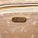 GUCCI GG Plus Supreme Shoulder Bag PVC Beige Gold Auth th6208-16