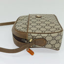 GUCCI GG Plus Supreme Shoulder Bag PVC Beige Gold Auth th6208-4