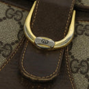 GUCCI GG Supreme Shoulder Bag PVC Beige Gold Auth th6212-17