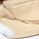 GUCCI GG Supreme Shoulder Bag PVC Beige Gold Auth th6212-20