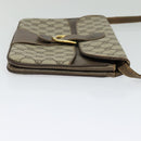 GUCCI GG Supreme Shoulder Bag PVC Beige Gold Auth th6212-4